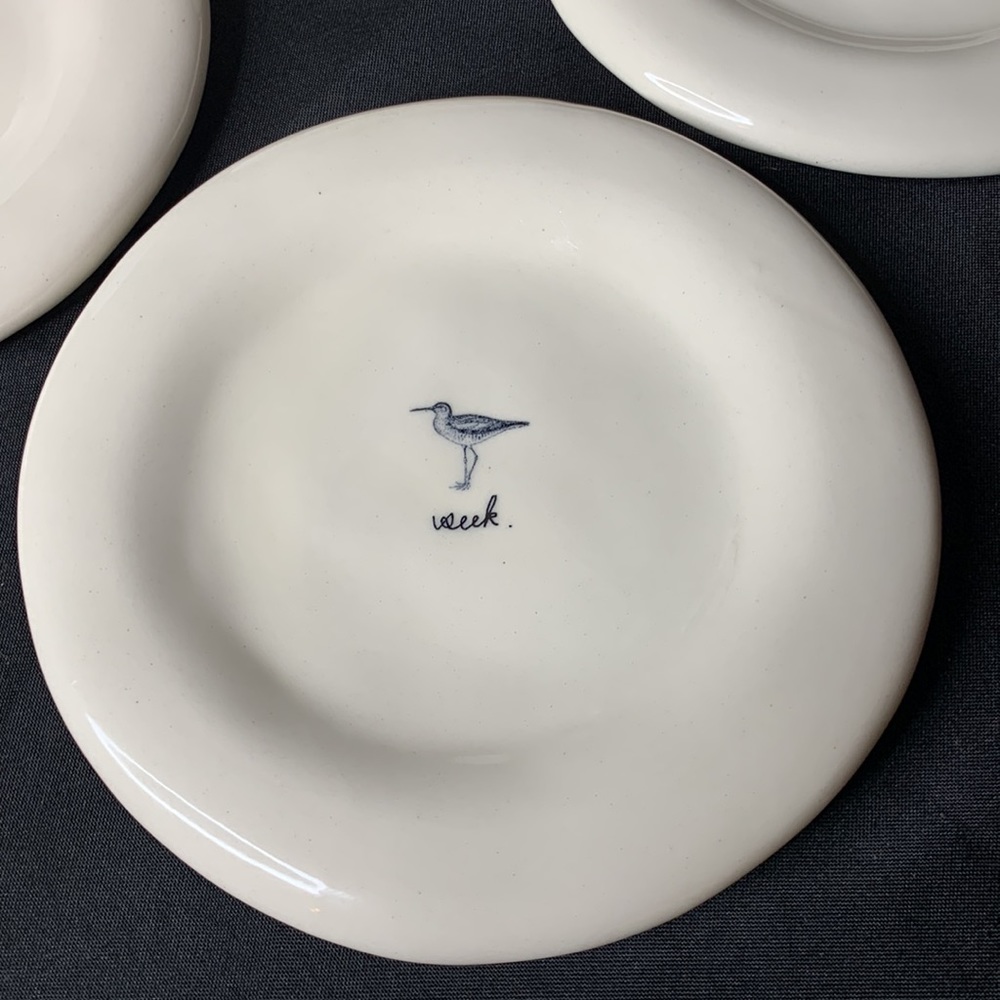 Set of 4 Rae Dunn Coastal Life 6” appetizer plates - Picture 5 of 9